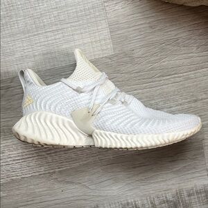 Adidas x Continental AlphaBounce White and Cream sneakers 10